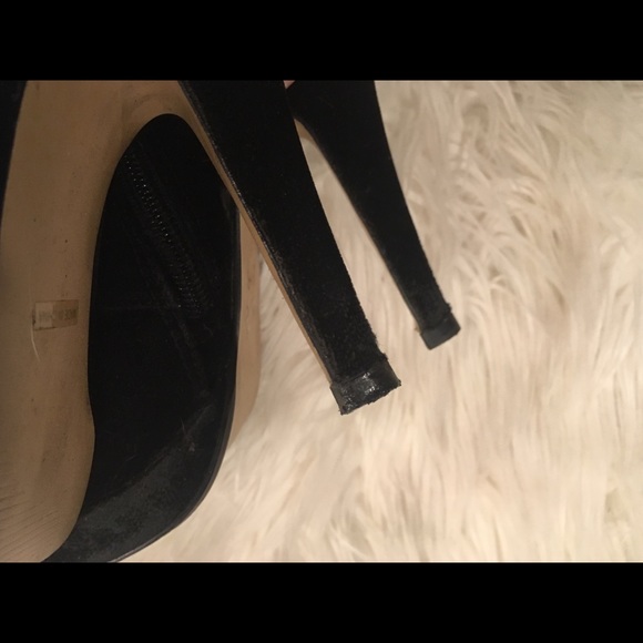 Anne Michelle Velvet Boots - Picture 5 of 6